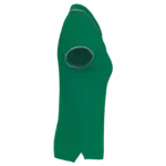 Damespolo korte mouwen, kelly green/light grey/white — productfoto 75