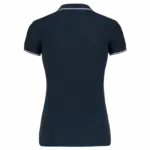 Damespolo korte mouwen, navy / light grey / white — productfoto 130