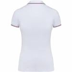 Damespolo korte mouwen, white / navy / red — productfoto 247