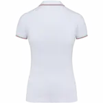 Damespolo korte mouwen, white / red / green — productfoto 259