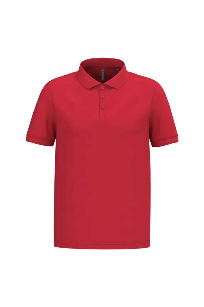 PS_K254-2_RED - Hidalgo-werbeartikel Piqué-herenpolo korte mouwen — productfoto 60