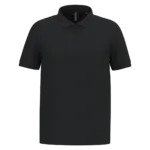 PS_K254-2_BLACK - Hidalgo-werbeartikel Piqué-herenpolo korte mouwen, black — productfoto 12