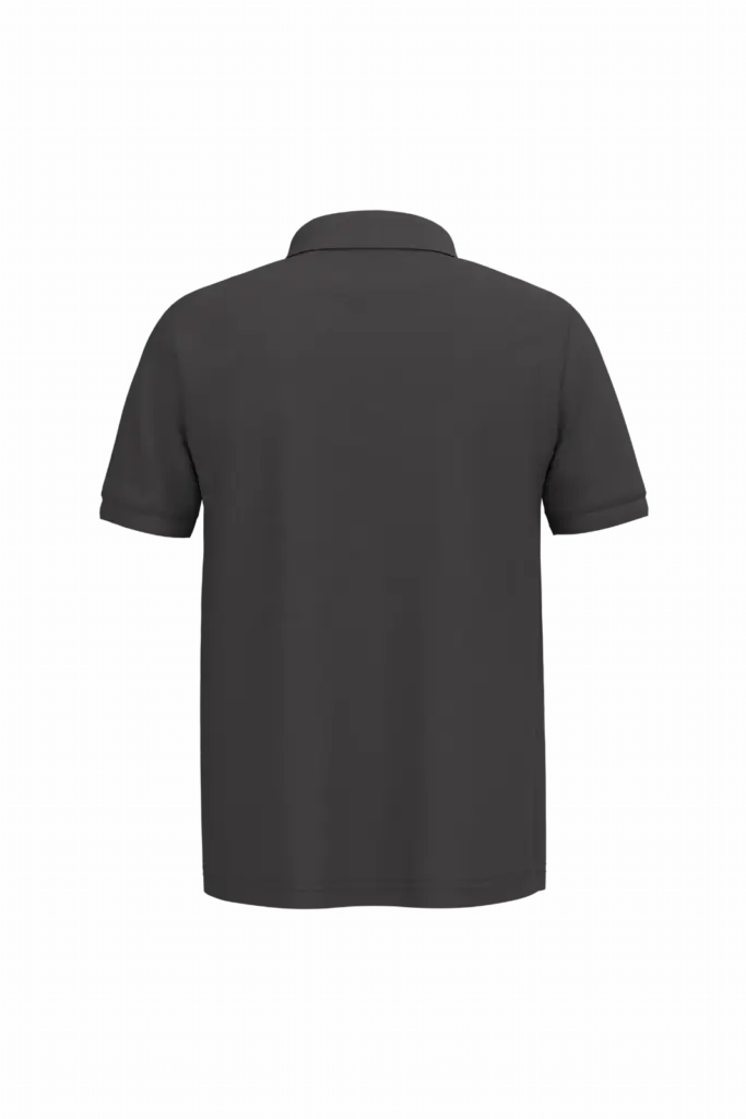PS_K254-B-2_DARKGREY - Hidalgo-werbeartikel Piqué-herenpolo korte mouwen, dark grey — productfoto 19