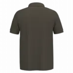 PS_K254-B-2_DARKKHAKI - Hidalgo-werbeartikel Piqué-herenpolo korte mouwen, dark khaki — productfoto 22