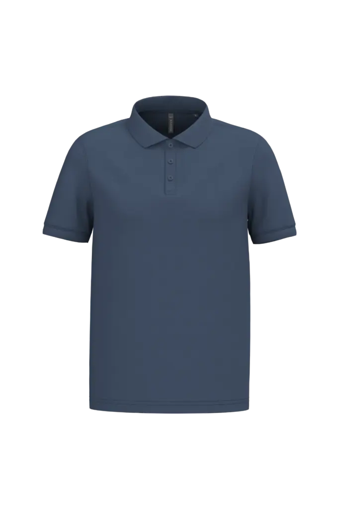 PS_K254-2_DEEPBLUE - Hidalgo-werbeartikel Piqué-herenpolo korte mouwen, deep blue — productfoto 24