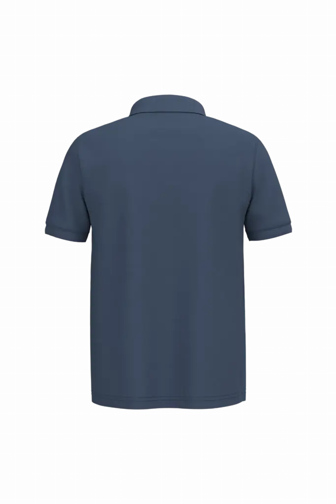 PS_K254-B-2_DEEPBLUE - Hidalgo-werbeartikel Piqué-herenpolo korte mouwen, deep blue — productfoto 25
