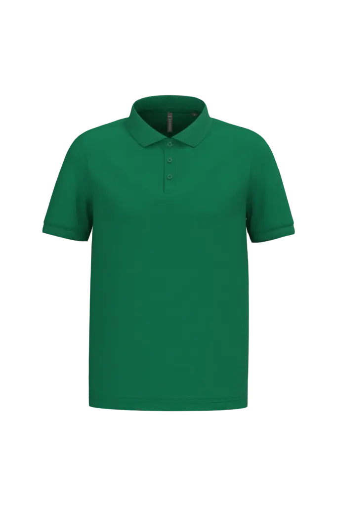 PS_K254-2_KELLYGREEN - Hidalgo-werbeartikel Piqué-herenpolo korte mouwen, kelly green — productfoto 33