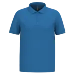 PS_K254-2_LIGHTROYALBLUE - Hidalgo-werbeartikel Piqué-herenpolo korte mouwen, light royal blue — productfoto 36