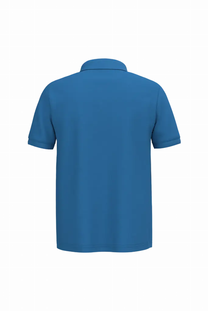 PS_K254-B-2_LIGHTROYALBLUE - Hidalgo-werbeartikel Piqué-herenpolo korte mouwen, light royal blue — productfoto 37