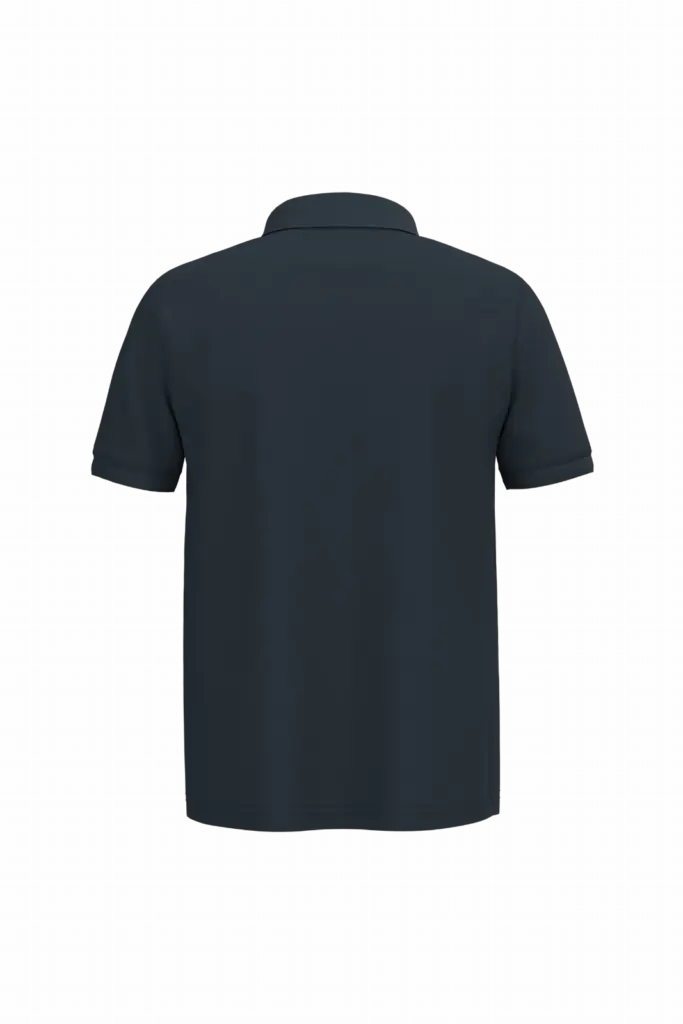 PS_K254-B-2_NAVY - Hidalgo-werbeartikel Piqué-herenpolo korte mouwen, navy — productfoto 46