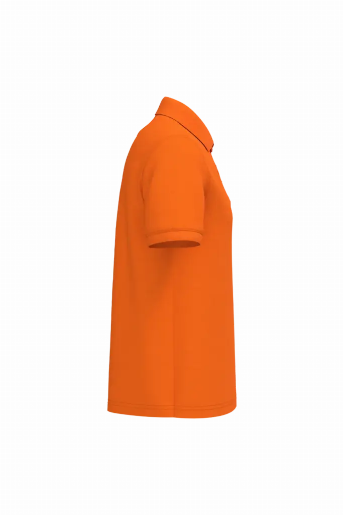 PS_K254-S_ORANGE - Hidalgo-werbeartikel Piqué-herenpolo korte mouwen, orange — productfoto 47