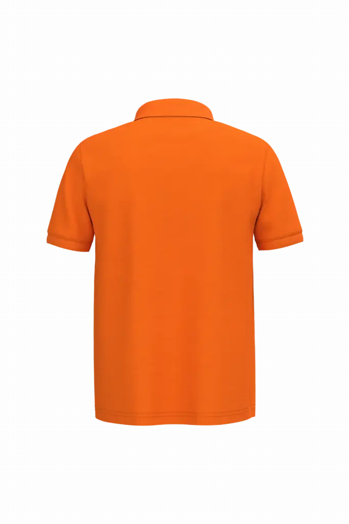 PS_K254-B-2_ORANGE - Hidalgo-werbeartikel Piqué-herenpolo korte mouwen, orange — productfoto 49