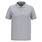 PS_K254-2_OXFORDGREY - Hidalgo-werbeartikel Piqué-herenpolo korte mouwen, oxford grey — productfoto 51
