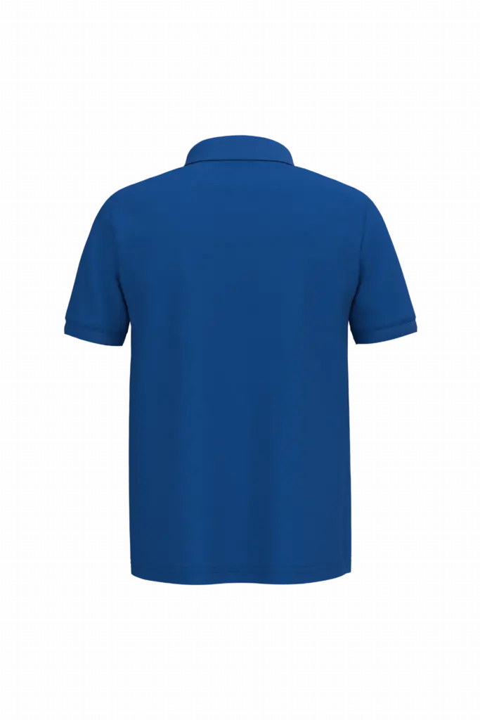 PS_K254-B_ROYALBLUE - Hidalgo-werbeartikel Piqué-herenpolo korte mouwen, royal blue — productfoto 64
