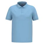 PS_K254-2_SKYBLUE - Hidalgo-werbeartikel Piqué-herenpolo korte mouwen, sky blue — productfoto 66