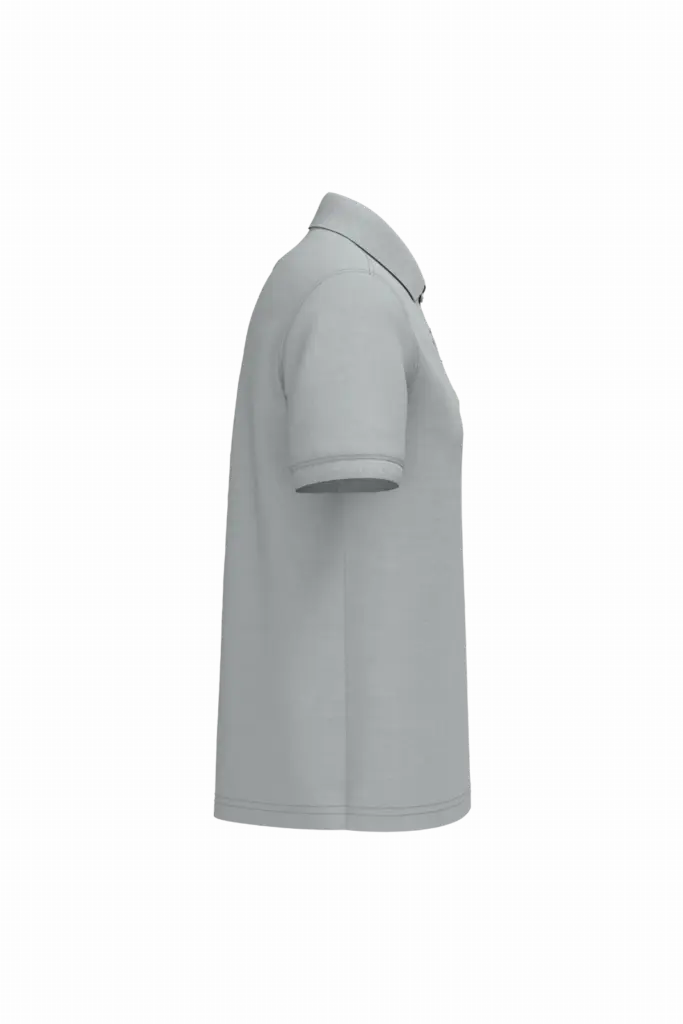 PS_K254-S_SNOWGREY - Hidalgo-werbeartikel Piqué-herenpolo korte mouwen, snow grey — productfoto 68