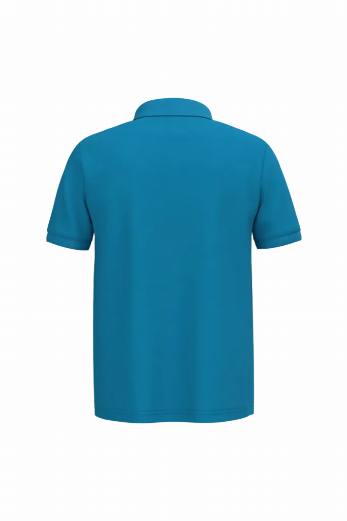 PS_K254-B-2_TROPICALBLUE - Hidalgo-werbeartikel Piqué-herenpolo korte mouwen, tropical blue — productfoto 73