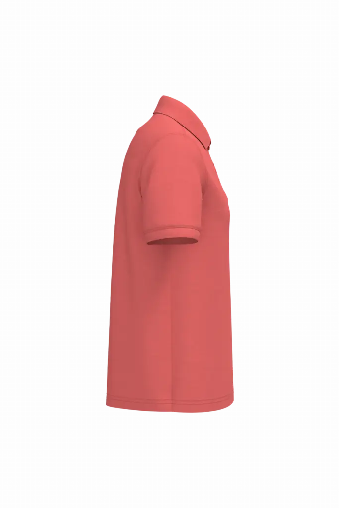 PS_K254-S_TRUECORAL - Hidalgo-werbeartikel Piqué-herenpolo korte mouwen, true coral — productfoto 74