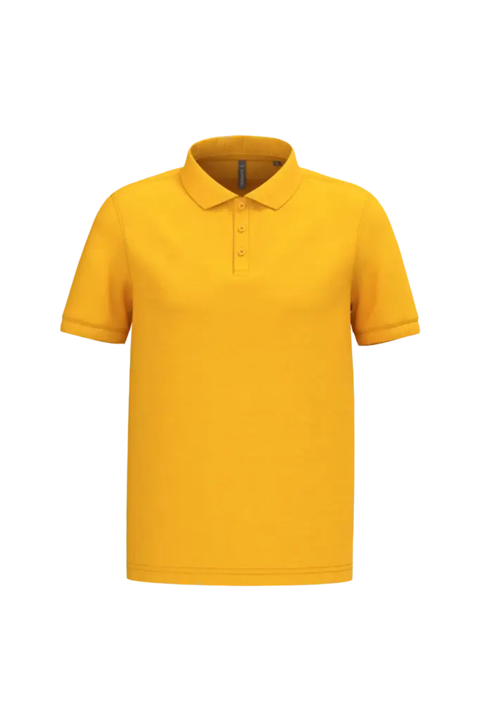 PS_K254-2_YELLOW - Hidalgo-werbeartikel Piqué-herenpolo korte mouwen, yellow — productfoto 84