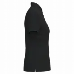 Piqué-damespolo korte mouwen, black — productfoto 9