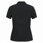 Piqué-damespolo korte mouwen, black — productfoto 11