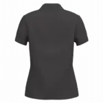 Piqué-damespolo korte mouwen, dark grey — productfoto 17