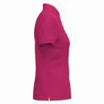 Piqué-damespolo korte mouwen, fuchsia — productfoto 27