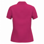 Piqué-damespolo korte mouwen, fuchsia — productfoto 29