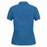 Piqué-damespolo korte mouwen, light royal blue — productfoto 35