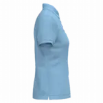 Piqué-damespolo korte mouwen, sky blue — productfoto 63