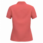 Piqué-damespolo korte mouwen, true coral — productfoto 74