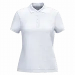 Piqué-damespolo korte mouwen, white — productfoto 76