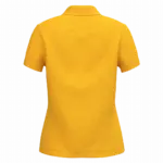 Piqué-damespolo korte mouwen, yellow — productfoto 83
