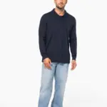 Piqué-herenpolo lange mouwen — productfoto 7