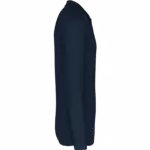Piqué-herenpolo lange mouwen, navy — productfoto 24