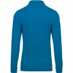 Piqué-herenpolo lange mouwen, tropical blue — productfoto 41