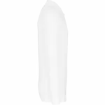 Piqué-herenpolo lange mouwen, white — productfoto 42