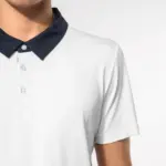 Tweekleurige herenpolo jersey — productfoto 3