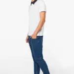 Tweekleurige herenpolo jersey — productfoto 6