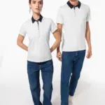 K260-K261_2026 - Hidalgo-werbeartikel Tweekleurige herenpolo jersey — productfoto 8