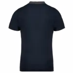 Tweekleurige herenpolo jersey, navy / dark grey heather — productfoto 22
