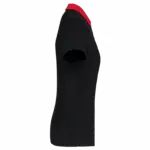 PS_K261-S_BLACK-RED - Hidalgo-werbeartikel Tweekleurige damespolo jersey, black / red — productfoto 6