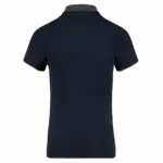 PS_K261-B_NAVY-DARKGREYHEATHER - Hidalgo-werbeartikel Tweekleurige damespolo jersey, navy / dark grey heather — productfoto 13