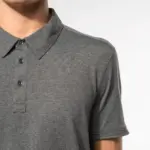 Herenpolo korte mouwen van jersey — productfoto 3
