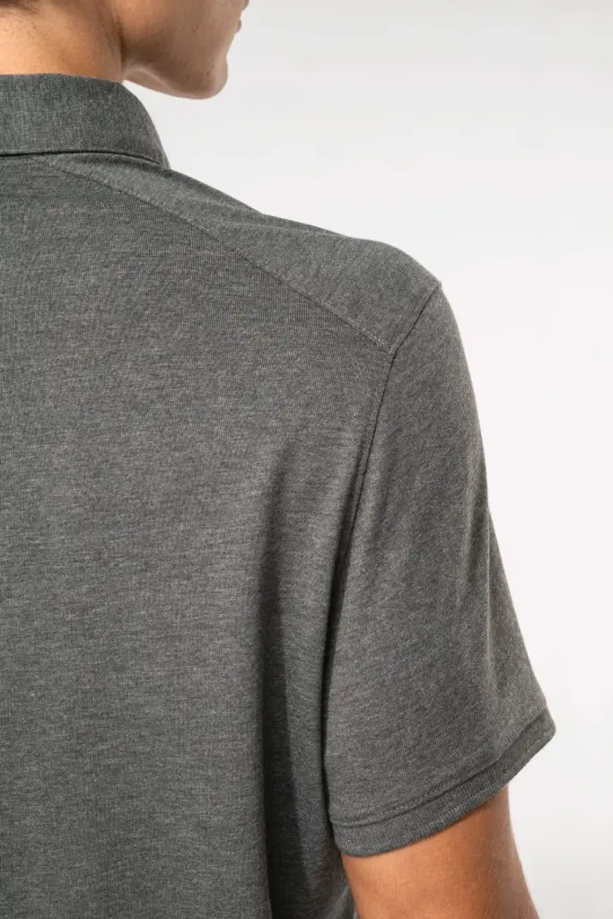 K262-6_2026 - Hidalgo-werbeartikel Herenpolo korte mouwen van jersey — productfoto 5