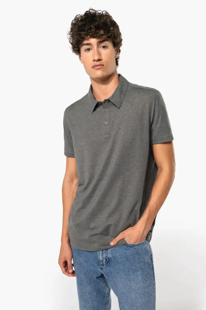 K262-3_2026 - Hidalgo-werbeartikel Herenpolo korte mouwen van jersey — productfoto 7