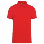 PS_K262_RED - Hidalgo-werbeartikel Herenpolo korte mouwen van jersey — productfoto 35