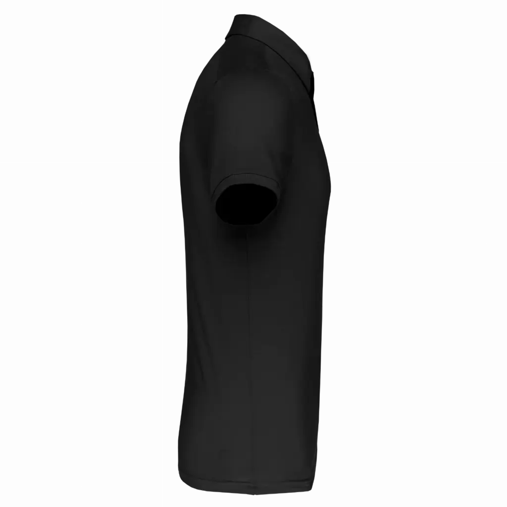 PS_K262-S_BLACK - Hidalgo-werbeartikel Herenpolo korte mouwen van jersey, black — productfoto 13
