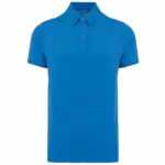 PS_K262_LIGHTROYALBLUE - Hidalgo-werbeartikel Herenpolo korte mouwen van jersey, light royal blue — productfoto 26