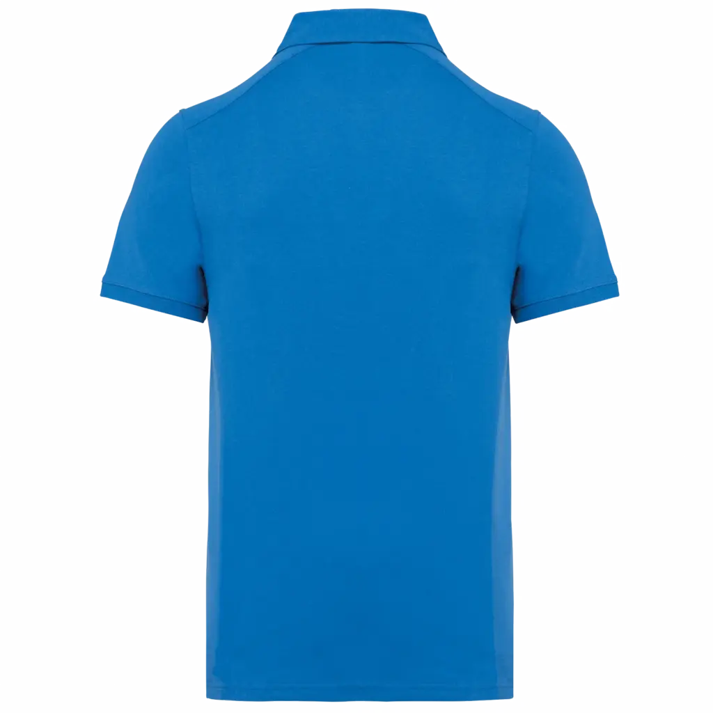 PS_K262-B_LIGHTROYALBLUE - Hidalgo-werbeartikel Herenpolo korte mouwen van jersey, light royal blue — productfoto 27